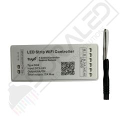 Tuya Destekli Wifi Kontrollü RGB Şerit Led Kontrol Devresi 5-24V