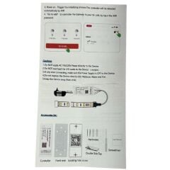 Tuya Destekli Wifi Kontrollü RGB Şerit Led Kontrol Devresi 5-24V