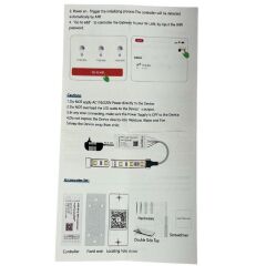 Tuya Destekli Wifi Kontrollü RGB Şerit Led Kontrol Devresi 5-24V