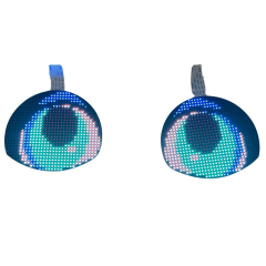 PB-3264 Araç Far Ledi Bluetooth Kontrollü Matrix Led ŞEYTAN GÖZ-DEVİL EYE 12V 1,5M KABLO 32*64 dots 100*87mm