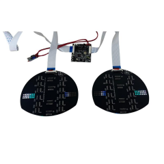 PB-3264 Araç Far Ledi Bluetooth Kontrollü Matrix Led ŞEYTAN GÖZ-DEVİL EYE 12V 1,5M KABLO 32*64 dots 100*87mm