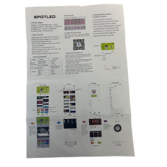 PB-3264 Araç Far Ledi Bluetooth Kontrollü Matrix Led ŞEYTAN GÖZ-DEVİL EYE 12V 1,5M KABLO 32*64 dots 100*87mm