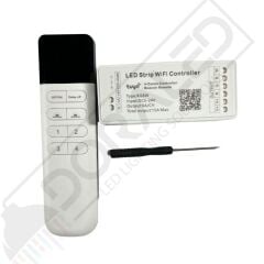 Tuya Destekli Wifi Kontrollü Kumandalı RGBW Şerit Led Kontrol Devresi 5-24V