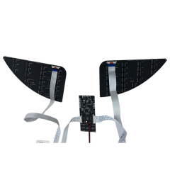 PB-32128 Araç Far Ledi Bluetooth Kontrollü Matrix Led ŞEYTAN GÖZ-DEVİL EYE 12V 1,5M KABLO 32*128 dots 130*73mm