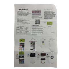 PB-32128 Araç Far Ledi Bluetooth Kontrollü Matrix Led ŞEYTAN GÖZ-DEVİL EYE 12V 1,5M KABLO 32*128 dots 130*73mm