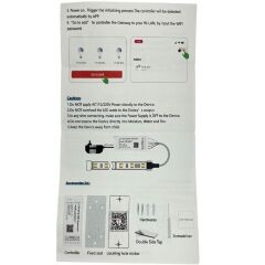 Tuya Destekli Wifi Kontrollü RGBW Şerit Led Kontrol Devresi 5-24V