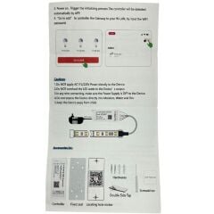 Tuya Destekli Wifi Kontrollü RGBW Şerit Led Kontrol Devresi 5-24V