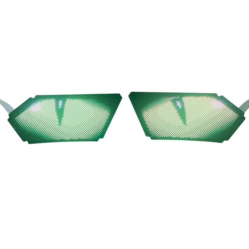 PB-6096 Araç Far Ledi Bluetooth Kontrollü Matrix Led ŞEYTAN GÖZ-DEVİL EYE 12V 1,5M KABLO 60*96 dots 110*75mm