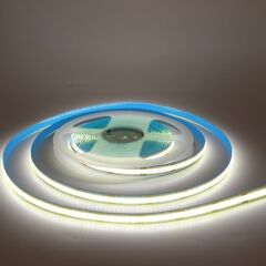 12V 8MM Esnek Cob Şerit Led Natural Beyaz 320 Ledli IP20 5M