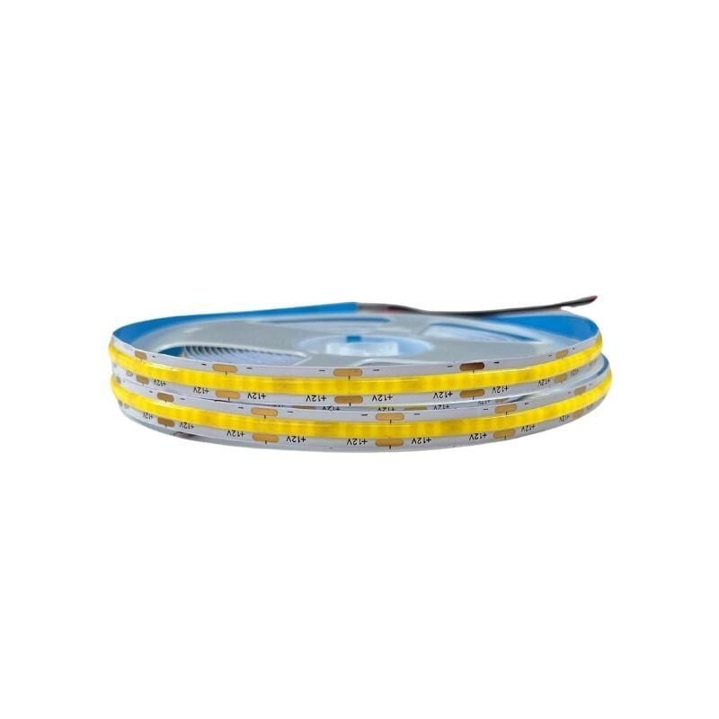 12V 8MM Esnek Cob Şerit Led Natural Beyaz 320 Ledli IP20 5M