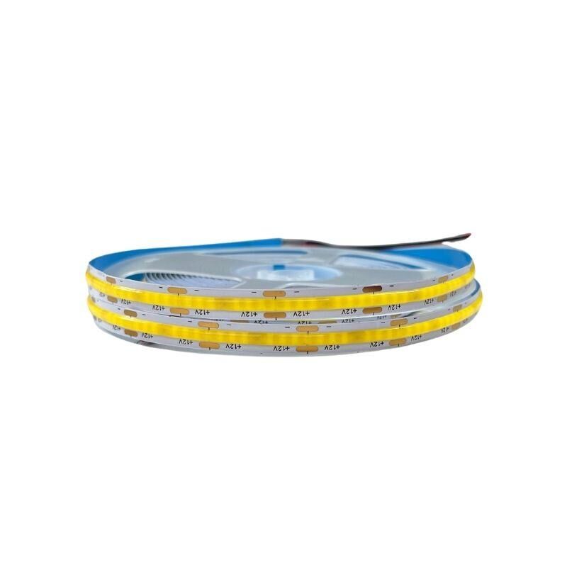 12V 8MM Esnek Cob Şerit Led Natural Beyaz 320 Ledli IP20 5M