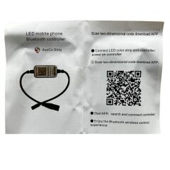 Bluetooth Cep Telefonundan RGB Şerit LED Kontrol Modülü 6A 5-24V