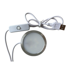 DC 5V ALÜMİNYUM KASALI USB ANAHTARLI KABLOLU LED KİT 60*8MM BEYAZ