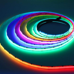 12V 10MM PCB ESNEK COB ŞERİT LED RGB 576 LEDLİ IP20 5M