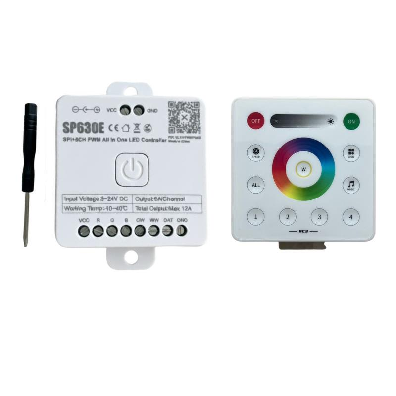 SP630E Duvar Tipi RGB Pixel Şerit Kontrol 12-24 Volt