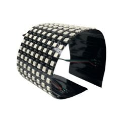 WS2812B Matrix Dijital Esnek Ekran 8x32 RGB Led Ayrı Ayrı Adresli Matrix Ekran 5V