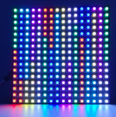 WS2812B Matrix Dijital Esnek Ekran 16x16 RGB Led Ayrı Ayrı Adresli Matrix Ekran 5V