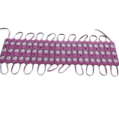 12 Volt Pembe 1,5 Watt 3 lü Büyük Lensli 2835 Reklamcı Modül (10 Adet)