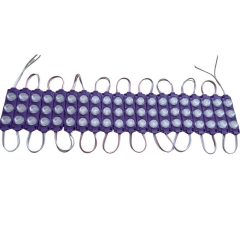 12 Volt Mor 3 Watt 3’lü Lensli 3030 Reklamcı Modül (10 Adet)