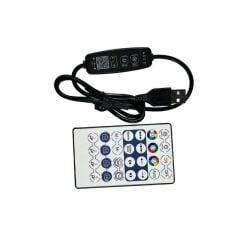 USB Girişli Bluetooth WS2811-WS2812B Pixel Kontrol Devresi Müzik Modlu