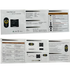 CCT-Tunable Touch-Dokunmatik Led Kontrol Kumandası RF 36A 12-24V (Kodlu)