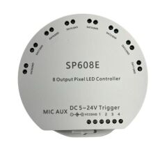 SP608E 8 Kanal WS2811-WS2812B Pixel Kontrol Devresi 5-24V