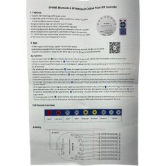 SP608E 8 Kanal WS2811-WS2812B Pixel Kontrol Devresi 5-24V