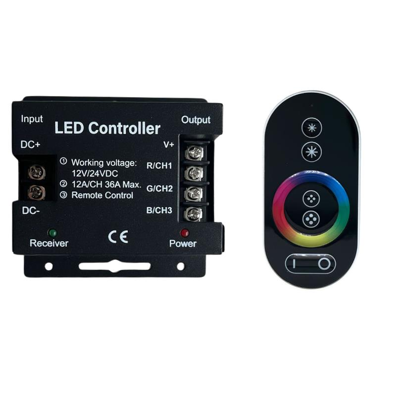 RGB Touch-Dokunmatik Led Kontrol Kumandası RF 36A 12-24V (Kodlu)