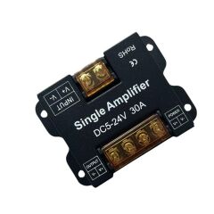 DİMMER-Tek Kanal Led Amplifier- Repeater Güçlendirici 12-24V 30A