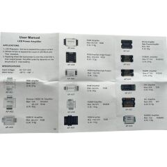 DİMMER-Tek Kanal Led Amplifier- Repeater Güçlendirici 12-24V 30A