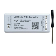 Tuya Destekli Wifi Kontrollü CCT-Tunable Şerit Led Kontrol Devresi 5-24V