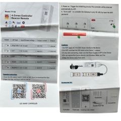 Tuya Destekli Wifi Kontrollü CCT-Tunable Şerit Led Kontrol Devresi 5-24V