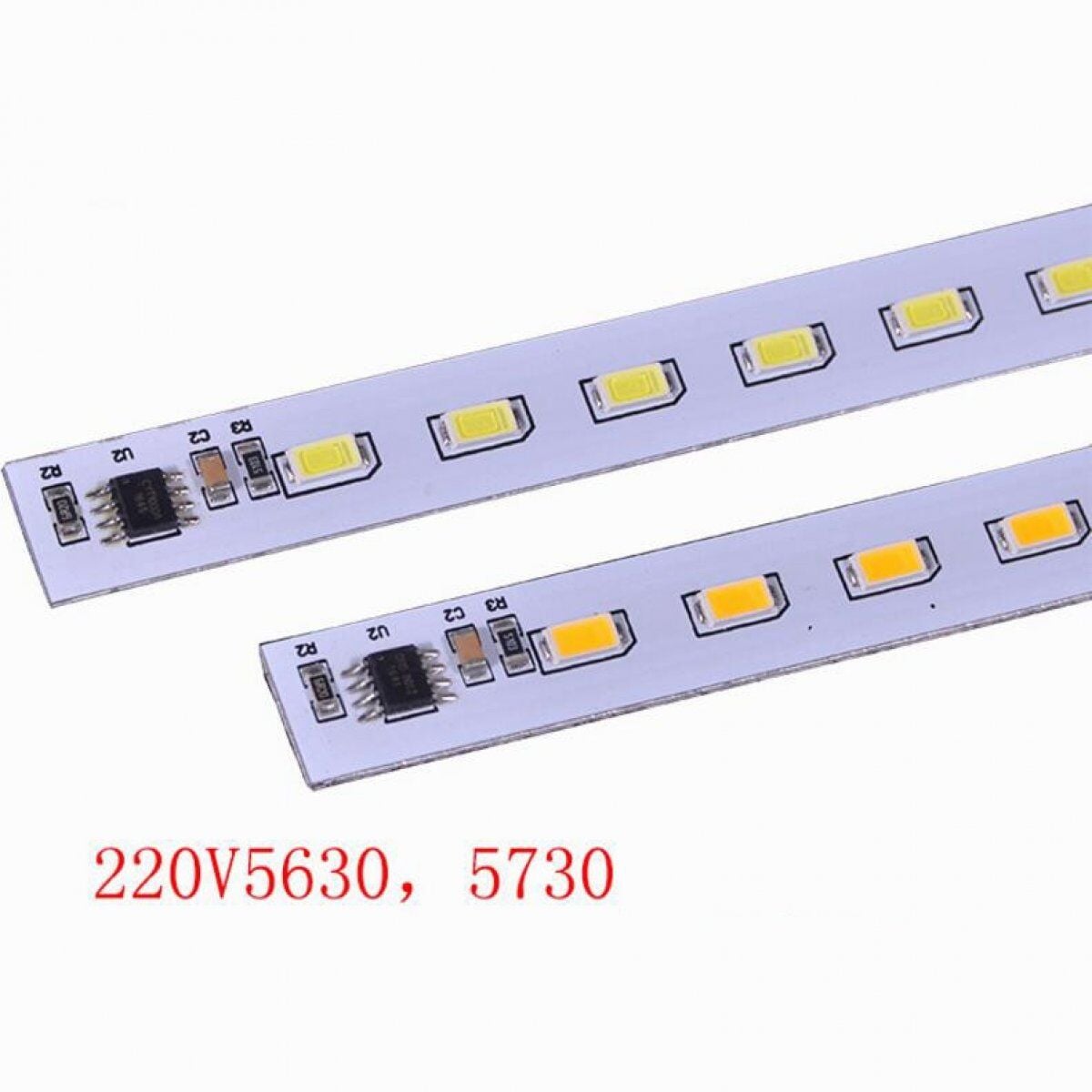 220 Volt Dim Edilebilir Led Bar Alüminyum Çubuk Led 220 V 80 Led 100CM Beyaz 6000-6500K