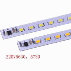 220 Volt Dim Edilebilir Led Bar Alüminyum Çubuk Led 220 V 80 Led 100CM