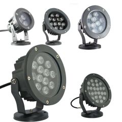 Bahce ve  Ağaç Led Aydınlatma Armatürleri Kırmızı-Mavi 54W (Dış Çapı 28,5cm) Işık Güçü=540W-7560lm