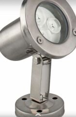 Paslanmaz Havuz Armatürleri (Epoksili) Beyaz 6000-6500K 9W (Dış Çapı 14,5cm) Işık Güçü=90W-1260lm