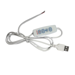 100 cm Dimmer li USB Erkek Kablo 2 Amper Ucu Açık Dim Edilebilir USB Kablo