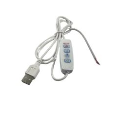 100 cm Dimmer li USB Erkek Kablo 2 Amper Ucu Açık Dim Edilebilir USB Kablo