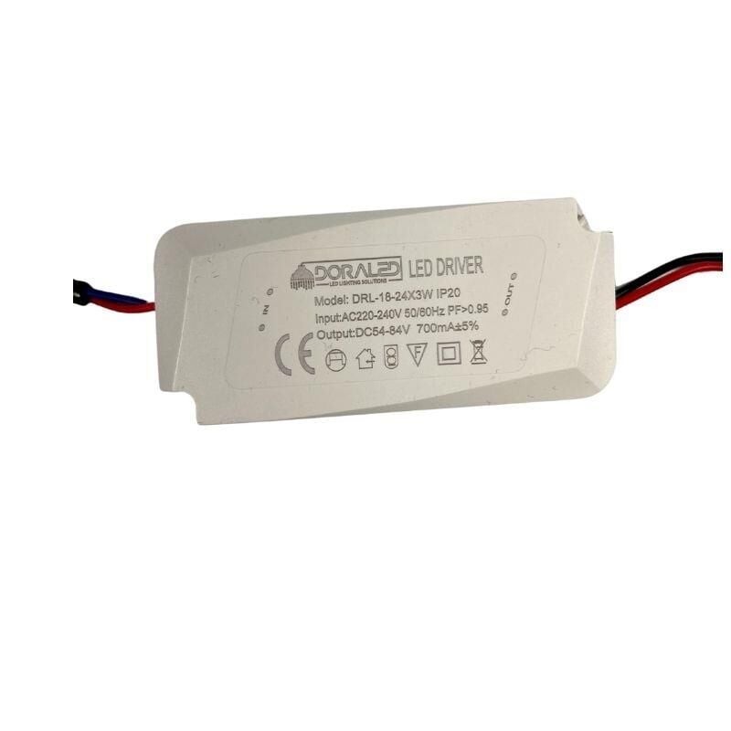 18-24X3W 700Ma 54-84V Power Led Driver IP20 Power Led Sürücü