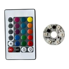 5V RGB IR KUMANDALI YUVARLAK KİT