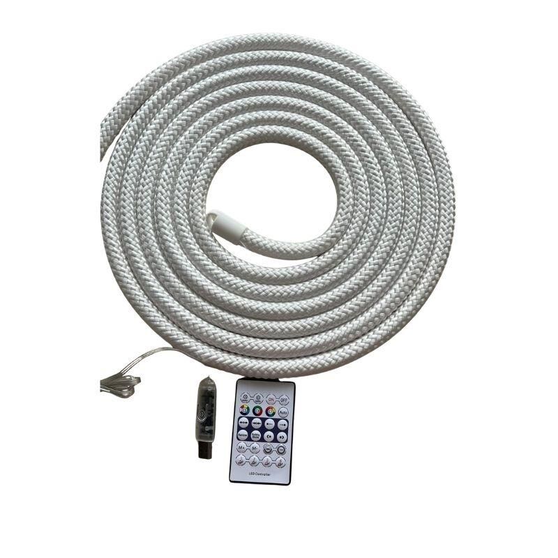 360 DERECE NEON PİXEL KUMAŞ KAPLI LED USB GİRİŞLİ RF KUMANDALI 5M