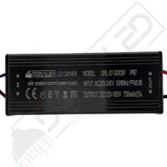 37-50X3W 700Ma 120-160V Power Led Driver IP67 Power Led Sürücü