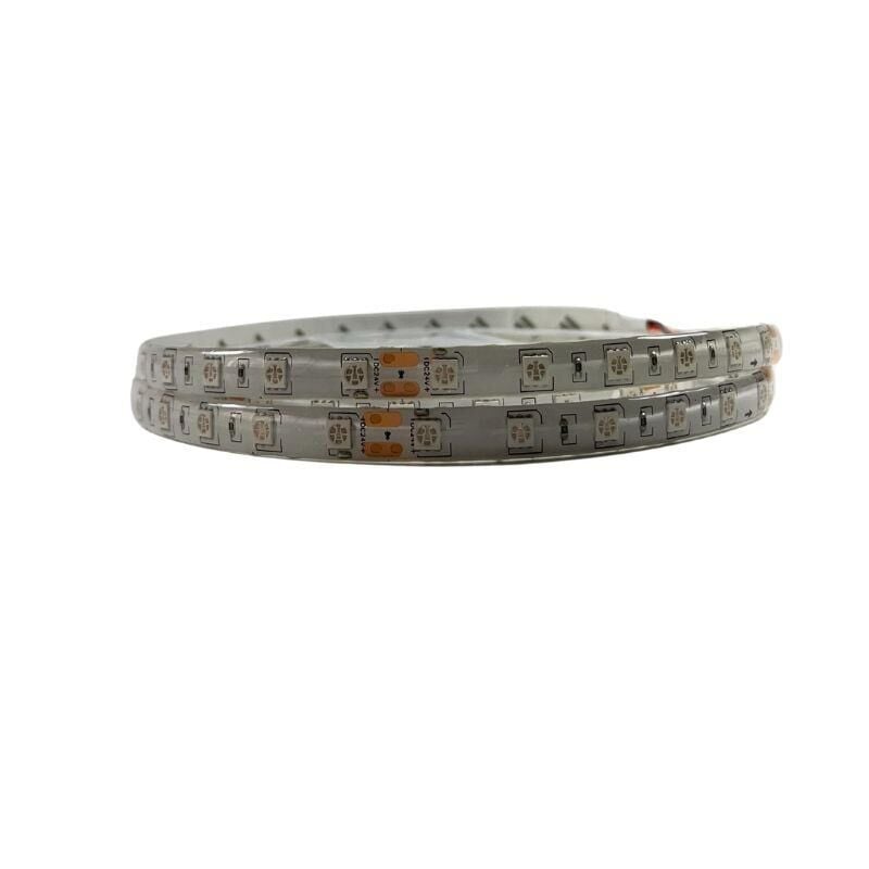 24V Şerit Led Amber (Sarı) 5050 IP65 24 Volt Şerit Led (5m)