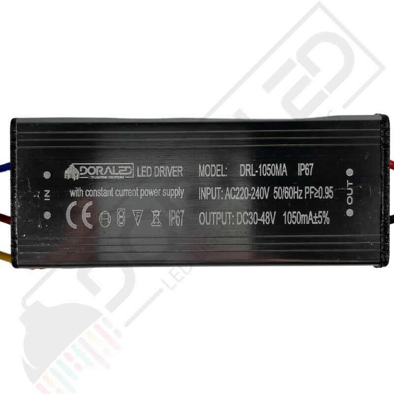 1050MA 30-48V Power Led Driver IP67 Power Led Sürücü