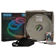 6X12MM RGB Pixel Neon Set RF Uzaktan Kumandalı WS2811 Magic Neon