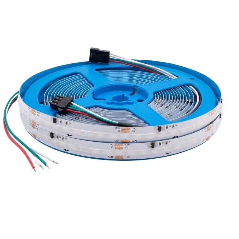 12V 10MM WS2811 RGB Pixel Cob Şerit Led 432 Ledli IP20 5M