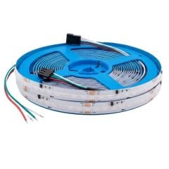 24V 10MM WS2811 RGB Pixel Cob Şerit Led 420 Ledli IP20 5M
