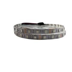 12V 3 Çipli 5050 RGB Şerit Led IP20 Metrede 60 Led (5 Metre)