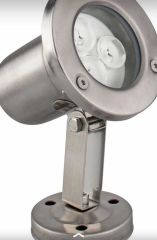 Paslanmaz Havuz Armatürleri (Epoksili) Kırmızı 18W (Dış Çapı 19cm) Işık Güçü=180W-2520lm