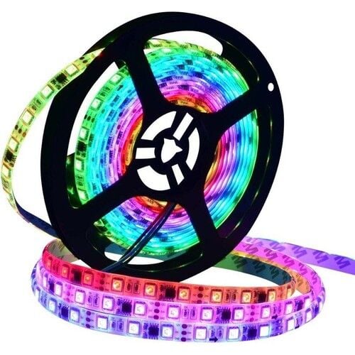 WS2811 ARGB Adreslenebilir Pcb Pixel Şerit Led IP65 5M 60Led Magic Led